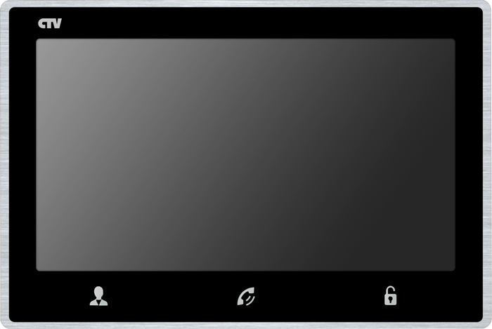 Купить монитор видеодомофона "ctv" цветной ctv-m4703ahd b черный (экран 7"/17см , full hd , сенсорноеуправление,детектор движения,функция видеопамяти,встроенный источник питания) | КилоВатт