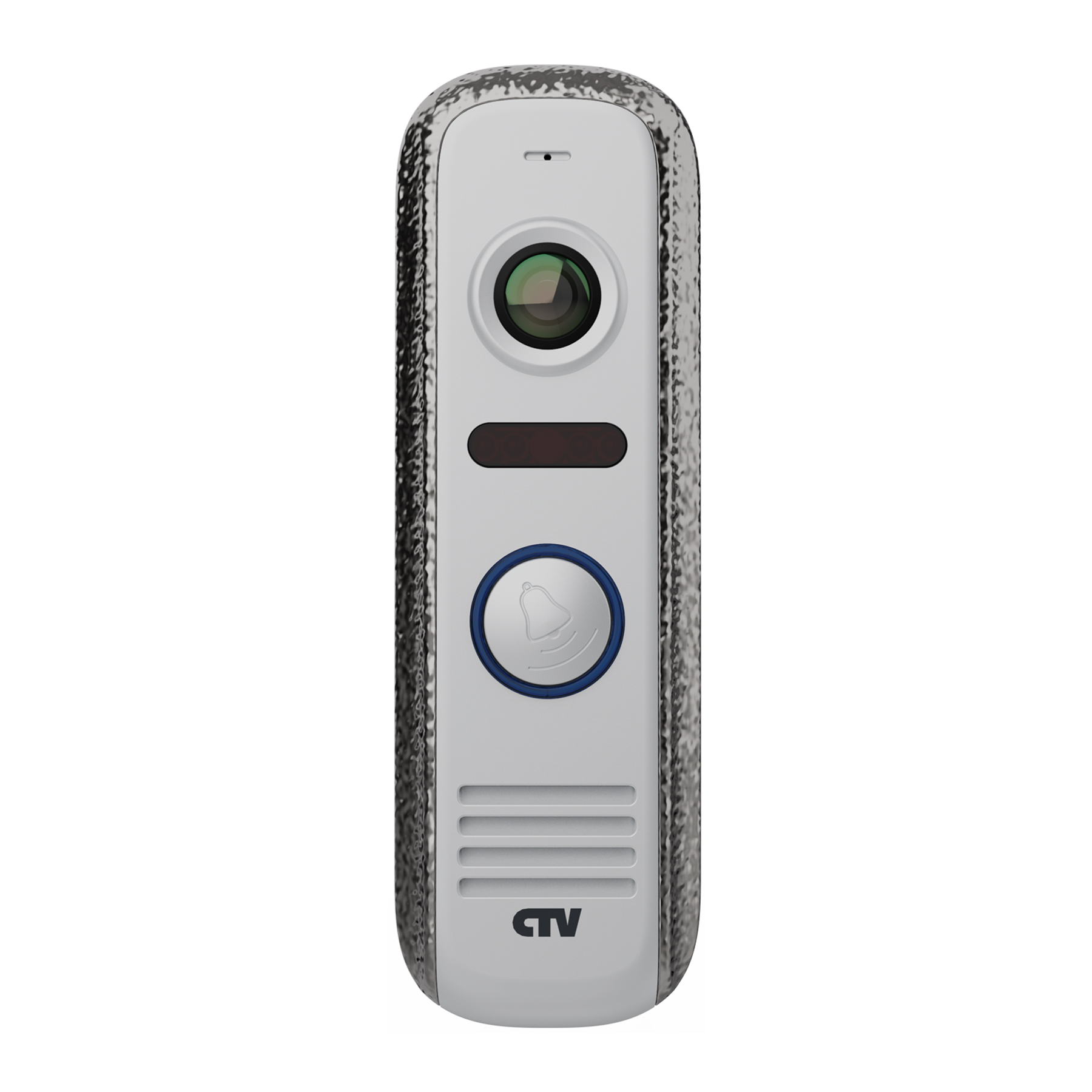 Купить вызывная панель "ctv" для видеодомофонов ctv-d4000s sа серебряный антик (формат ahd, режим день/ночь, ик подсветка, угол обзора 150° объектив fish eye) | КилоВатт