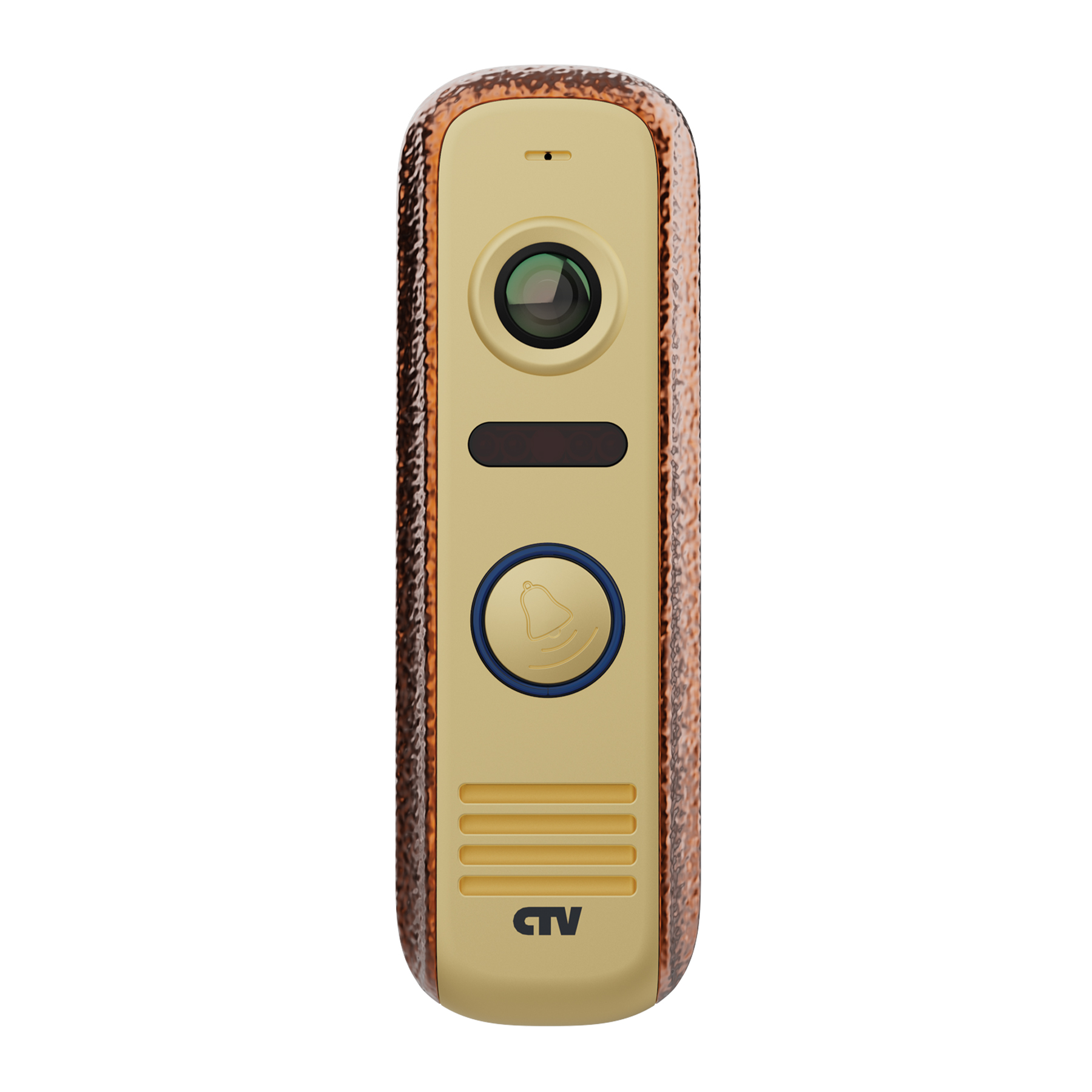 Купить вызывная панель "ctv" для видеодомофонов ctv-d4000s ва бронза антик (формат ahd, режим день/ночь, ик подсветка, угол обзора 150° объектив fish eye) | КилоВатт