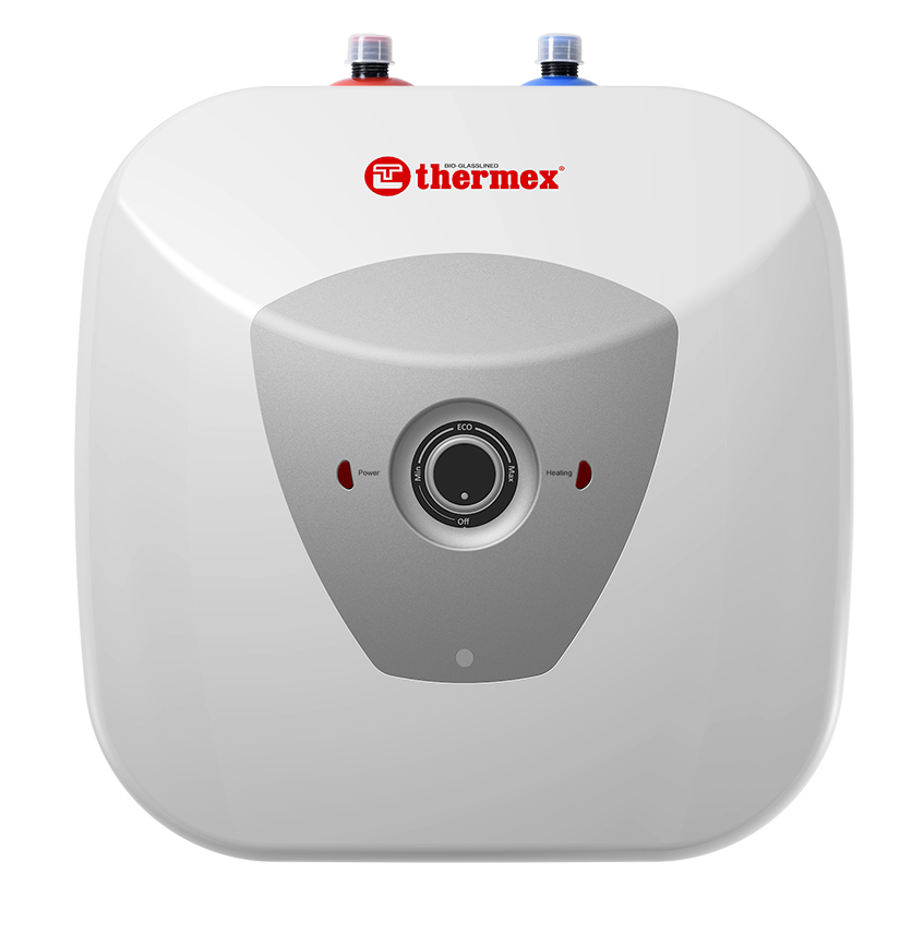 Купить водонагреватель накопительный электрический "thermex" h 15 u pro 15л 1500вт (стеклофарфоровая эмаль, вертикальный, подключение верхнее, вес 8,5кг, размер 410x340x380) стоп цена | КилоВатт