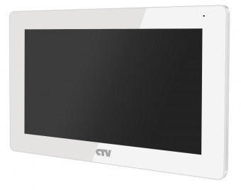 Купить монитор видеодомофона "ctv" цветной ctv-m5701 w белый (экран 7"/17,touch screen,поддержка  full hd, встроенный модуль wi-fi, сенсорное управление,детектор движения,функция видеопамяти, поддержка sd-карты 128гб) | КилоВатт