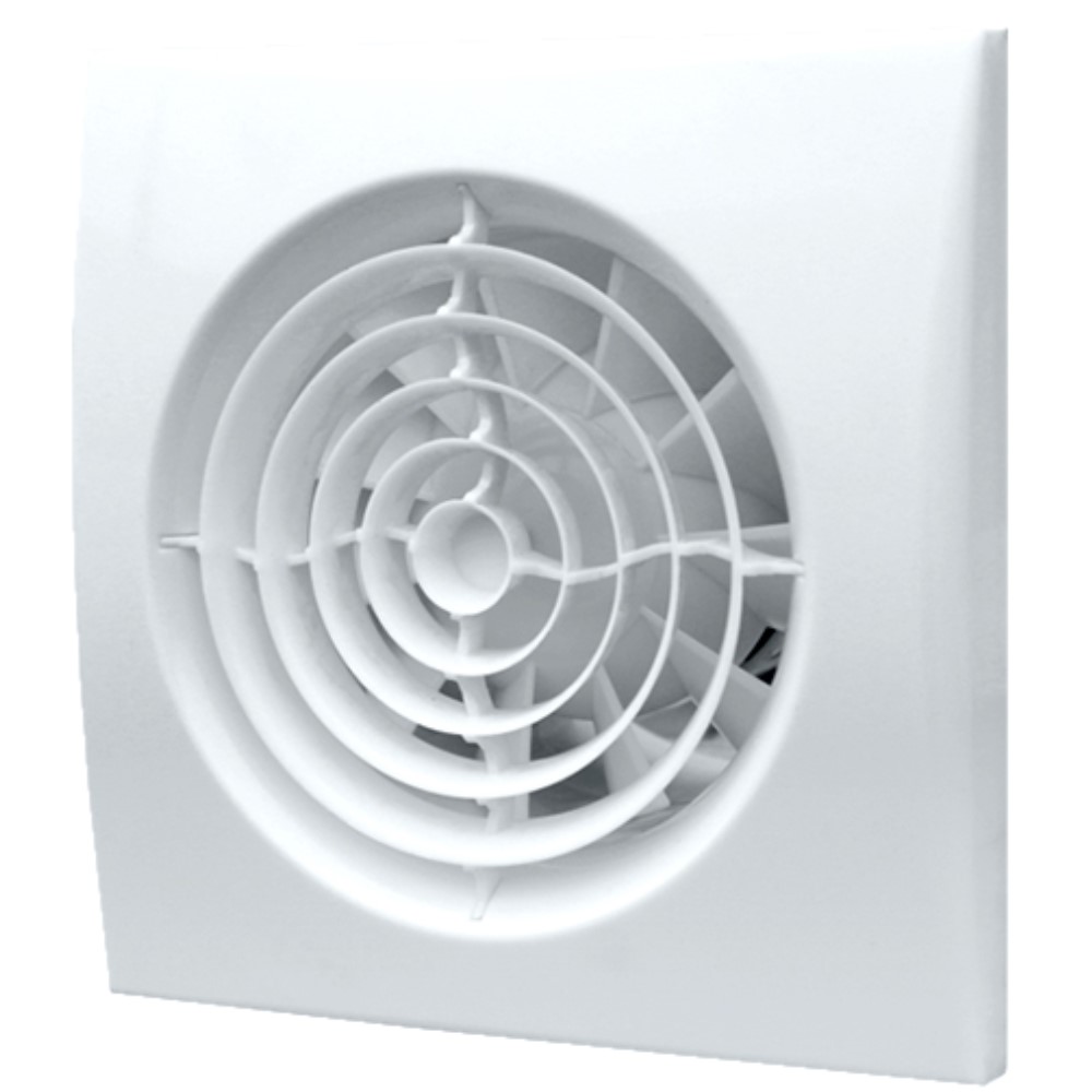 Купить вентилятор "эра" aura 4c осевой вытяжной с обратным клапаном д100 белый  | КилоВатт