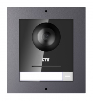Купить вызывная панель "ctv" для видеодомофонов ctv-ip-ucams накладной (угол обзора 180°, встроенная "невидимая 950 нм ик подсветка, подавление шума и эхо) | КилоВатт