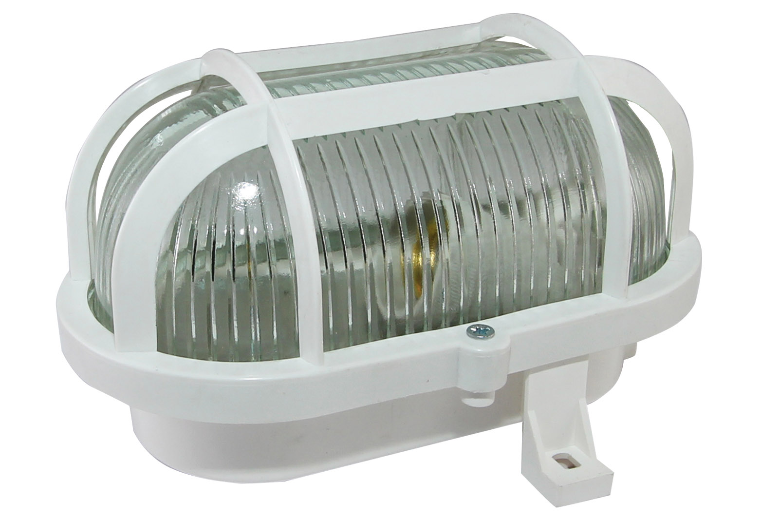 Купить светильник "tdm" влагозащищенный нпб02-60-004 (псх-60) е-27 60w /пластик/ с решеткой ip44 белый | КилоВатт
