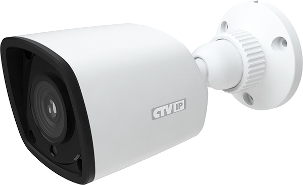 Купить видеокамера "ctv" всепогодная ctv-ipb2028 fle чёрный/белый ( ip66, установка  внутри/вне помещений, разрешение 2м,режим "день/ночь", ик подсветка до 20м) стоп цена | КилоВатт