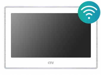 Купить монитор видеодомофона "ctv" цветной ctv-m5702 w белый (экран 7"/17см, разрешение 1024*600 , full hd, сенсор.управление, детектор движения, встроенный модуль wi-fi, поддержка sd-карты 128гб) | КилоВатт