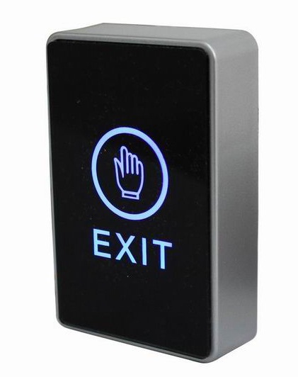 Купить кнопка выхода "j-lock" jl-b10 сенсорная с подсветкой накладная (н.о. н.з. контакты, до -20°с., ток коммутации: 3а при 30в, напряжение питания: 12в) | КилоВатт