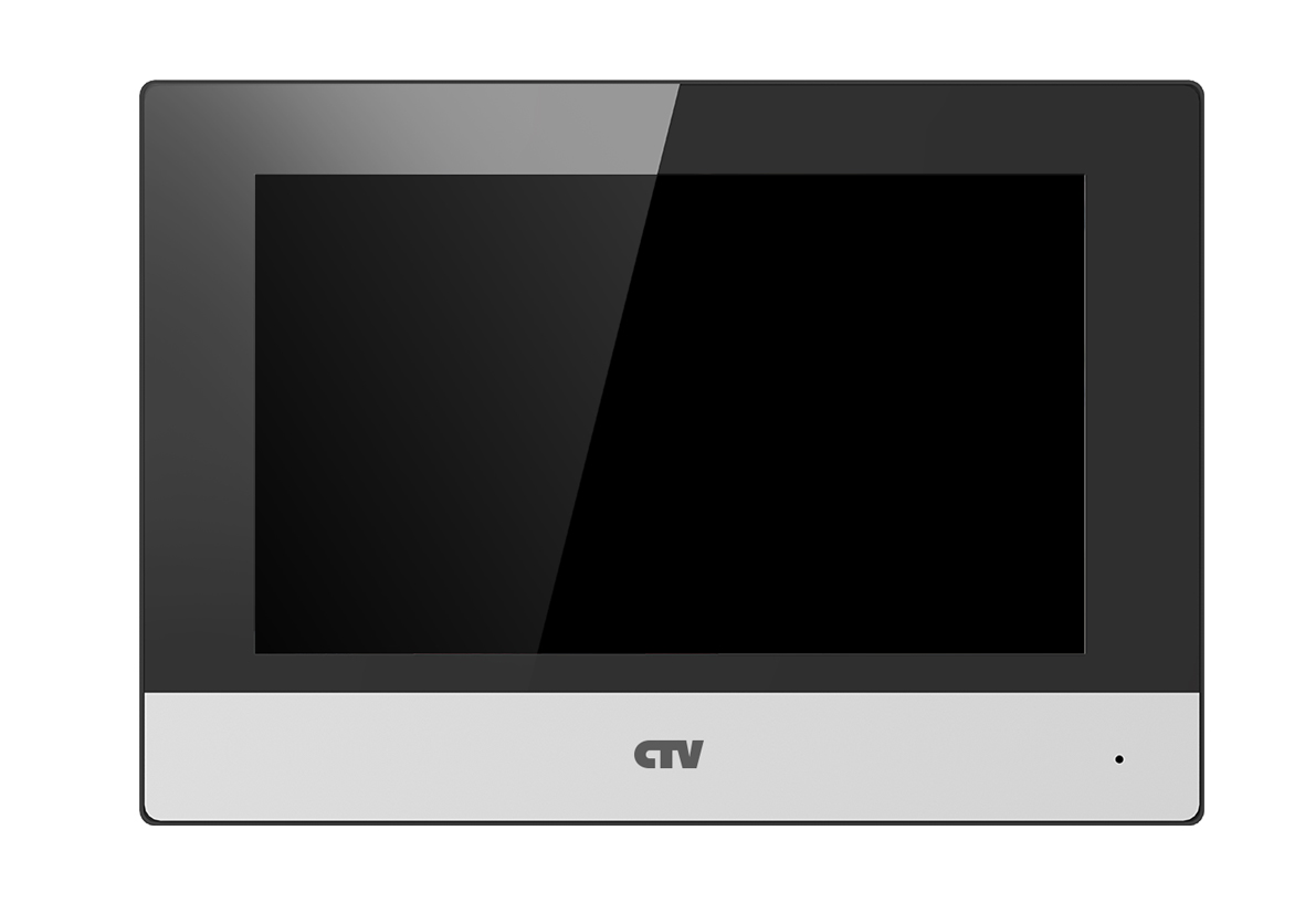 Купить монитор видеодомофона "ctv" цветной ctv-ip-m6703 (экран 7"/17, touch screen, детектор движения, встроенный модуль wi-fi, операционная система embedded linux)  | КилоВатт